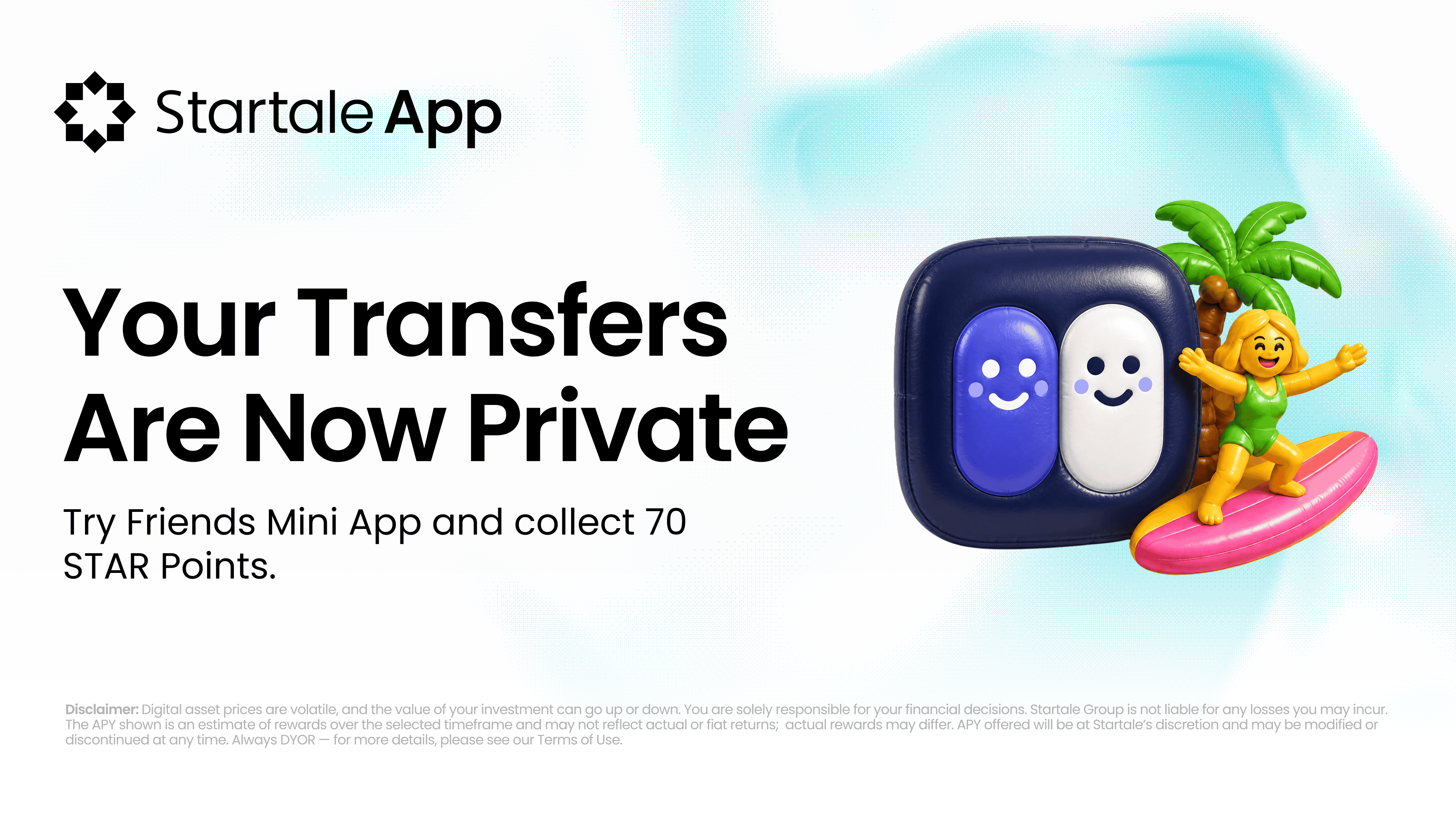 Send Privately with Friends and Collect up to 70 STAR Points