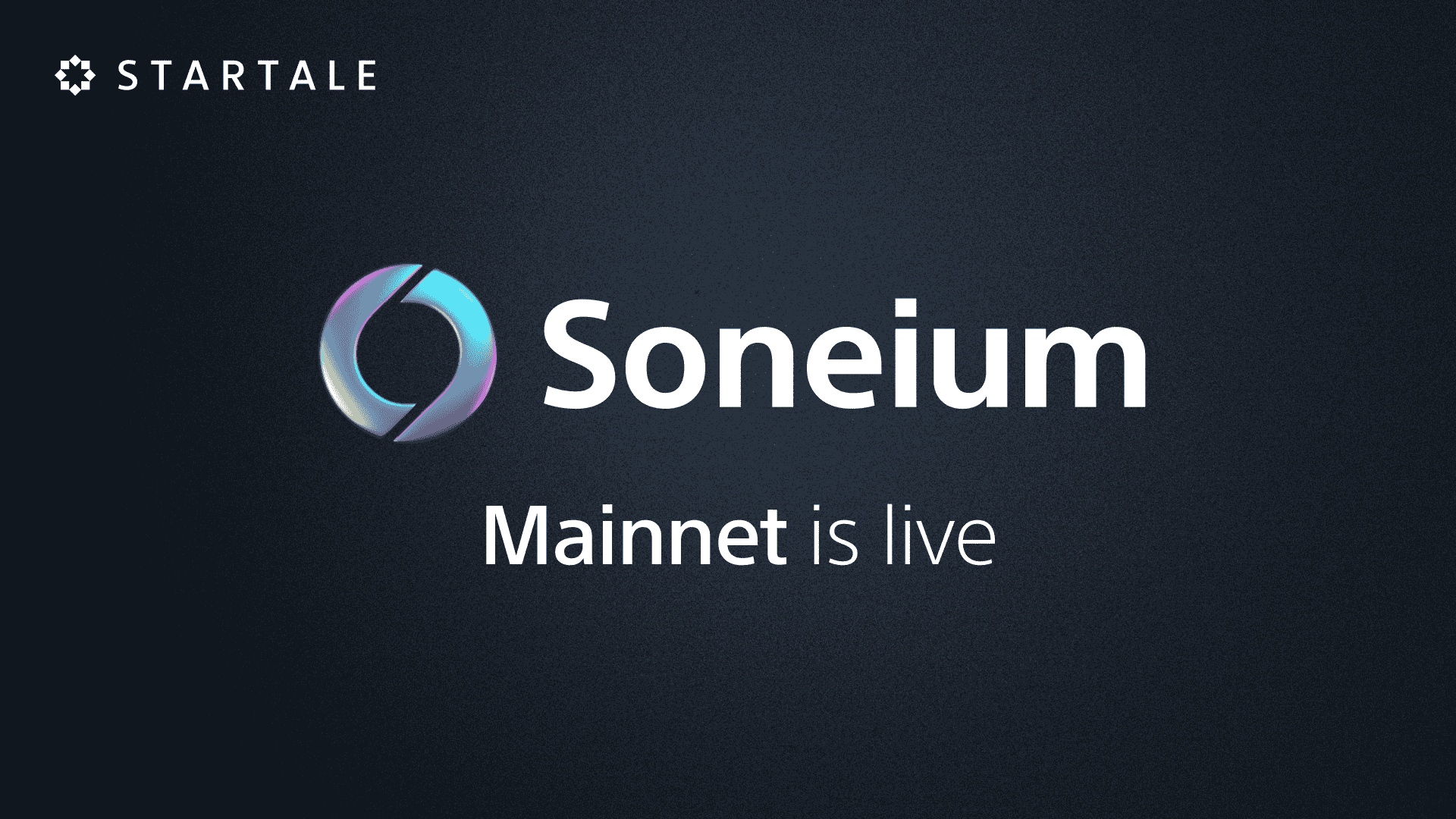 Sony Block Solutions Labs, a JV between Sony Group Corporation and Startale Group, Celebrates the Launch of Soneium Mainnet: A Milestone in Advancing web3